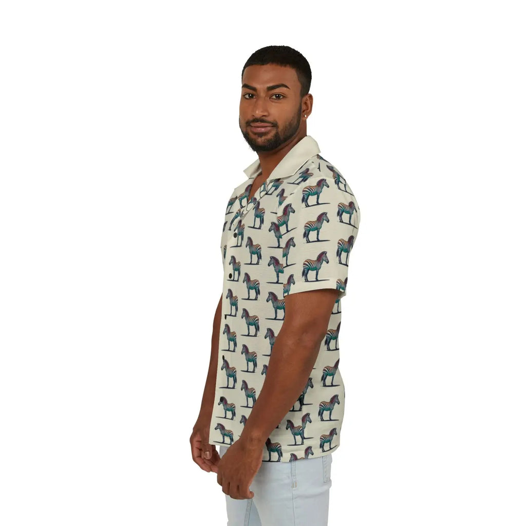 Hawaiian Camp Shirt – Linen Texture Summer - Dipaliz