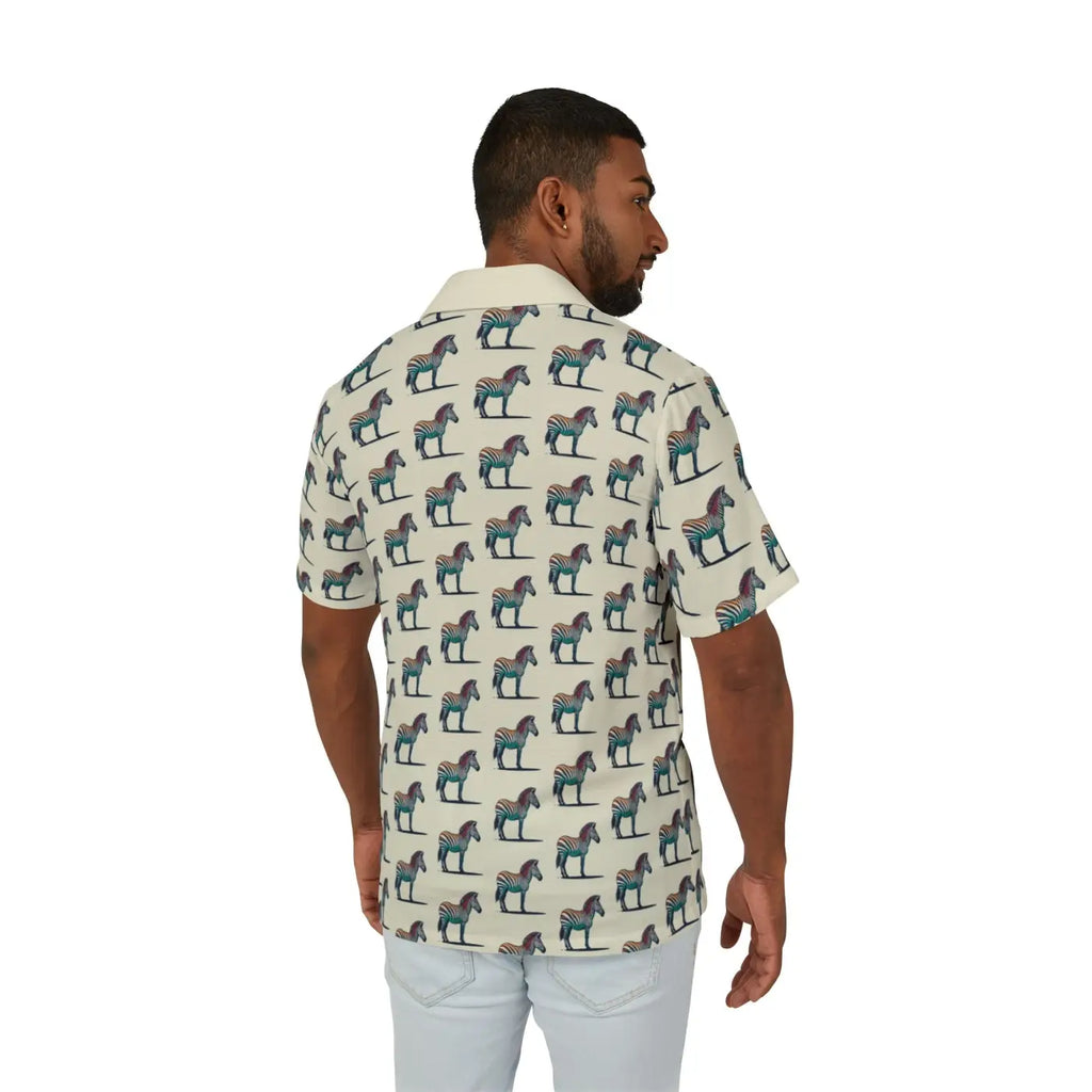Hawaiian Camp Shirt – Linen Texture Summer - Dipaliz